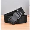 Ремень из холста, мужской ремень с автоматической пряжкой, для улицы, повседневный ковбойский ремень для рабочих брюк