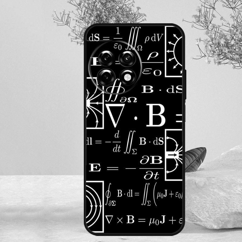 Physics Science Maths Formula Case For OnePlus 12 11 9 10 Pro 10R 8T 10T 12R OnePlus Nord CE 3 2 Lite N30 N20 N10 Cover