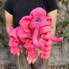 3D Печать Милая Модель Мамонта Слона Симуляция Подвижные Суставы Ручная Работа Креативное Настольное Украшение Игрушка