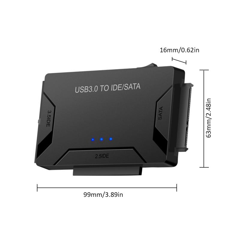 3 в 1 USB3.0 к SATA IDE Easy Drive Line IDE HDD SSD-адаптер 2,5 3,5-дюймовый адаптер жесткого диска