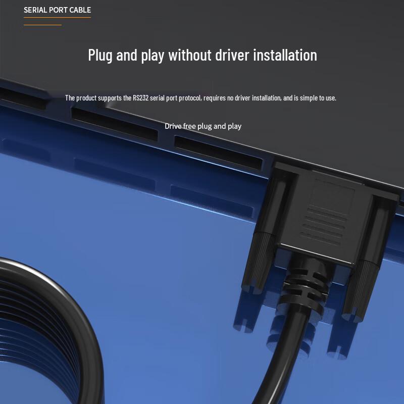 ZONWAN DB9 RS232 Serial Extension Cable
