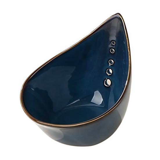 Керамическая миска-очиститель для кинзы с 5 отверстиями для очистки, гладкая, глазурованная, безопасная для посудомоечной машины, инструмент для очистки листьев, кухонный инструмент