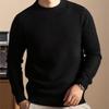 Hengyuanxiang Men's Round Neck Wool & Cashmere Sweater