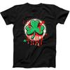 Улица. День Святого Патрика Кровавый Клевер Ужас Гранж Смешной Подарок Черная Футболка 365