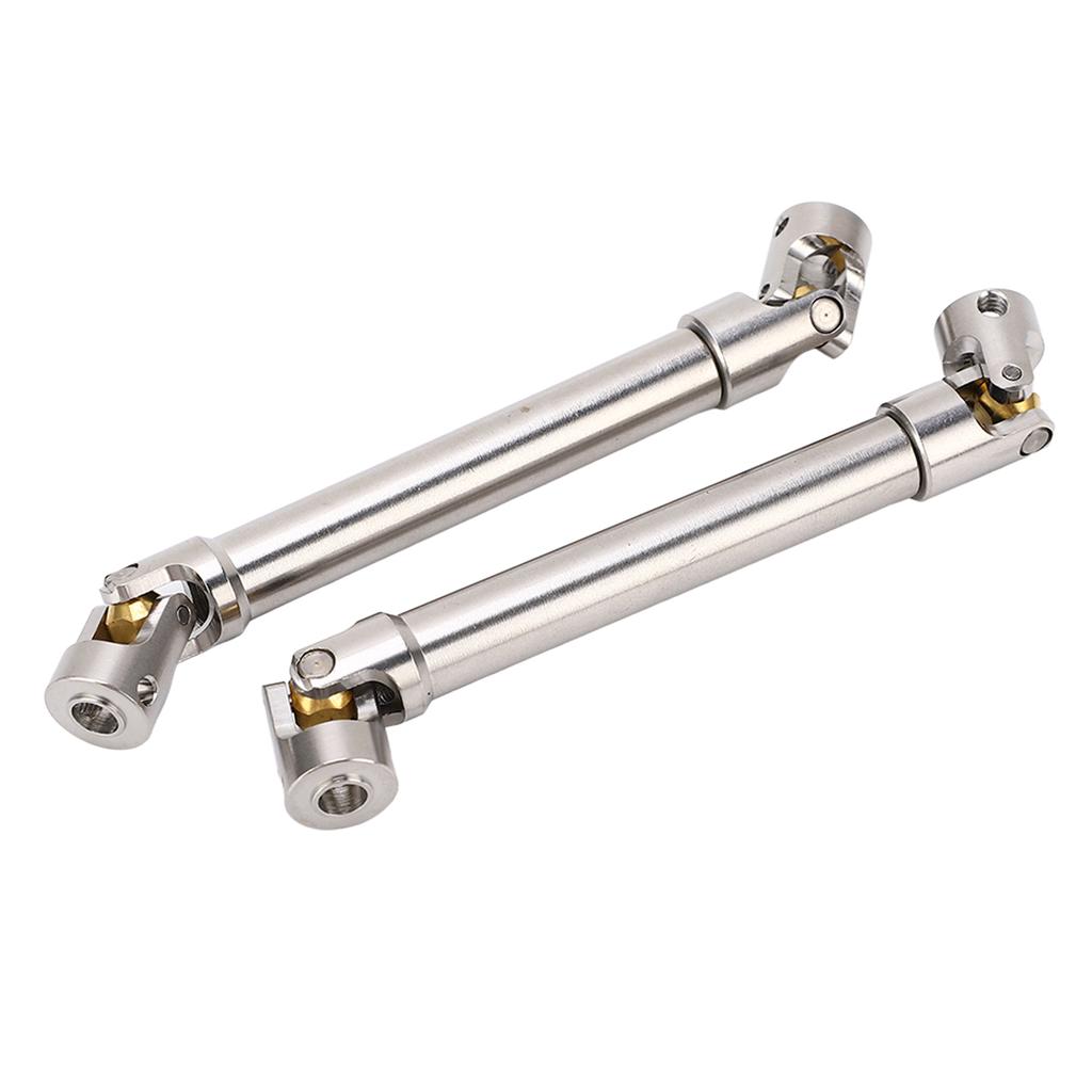2 Pcs RC Drive Shaft Stainless Steel M4 for 110 RC Crawler for Traxxas for Axial SCX10 II 113mm