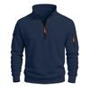 Men'S Fleece Round Neck Pullover With Fleece Solid Color Hoodie And Fleece Fleece Fleece Jacket