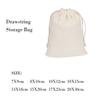 Мелочи Упаковка для путешествий Хлопковая подвесная сумка Сумка для хранения Организация домашнего хранения Сумка на шнурке