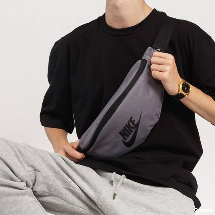 Nike Спортивная сумка Basic Logo Полиэстер Crossbody На грудь На пояс Унисекс сумки Серый BA5750-036