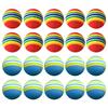20Pcs Colorful Elastic  Ball EVA Foam Ball Indoor Exercise Ball Playground Kids Toy Sponge Ball