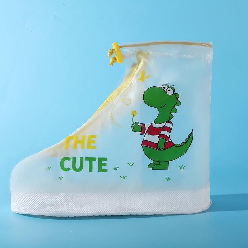 Детские водонепроницаемые резиновые сапоги средней высоты — нескользящие, прочные и симпатичные для мальчиков и девочек