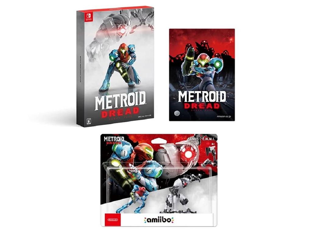 Metroid Dread Special Edition Amiibo Double Set Stand Visual -Switch + [Samus/E.M.M.I.] (Metroid Series) (acrylic (main Design) Included)