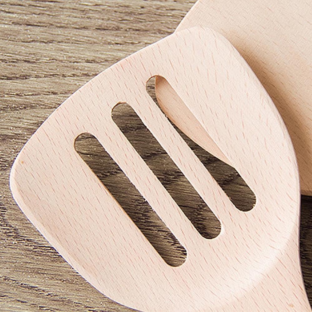 30/35cm Stirring Cookware Wok Shovels Cooking Tool Kitchen Utensil Wooden Spatula Shovel Turner