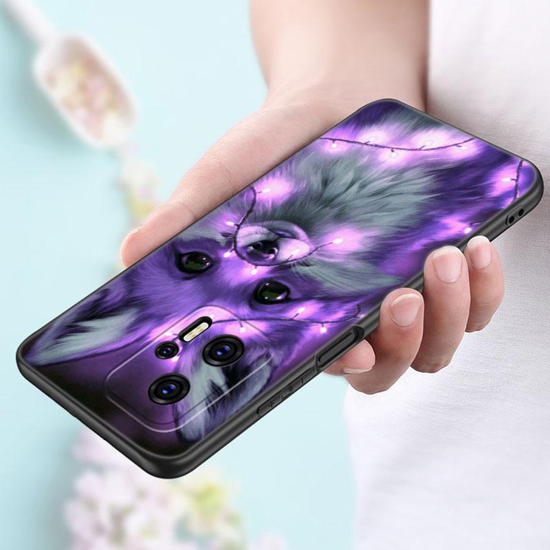 Чехол для телефона с изображением лисы для Xiaomi POCO F2 F3 M2 M3 M4 X3 X4 Pro NFC F4 GT 5G F1 X2 C3 C31 C40 M5S, мягкий черный чехол из ТПУ