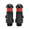 2 шт. Ирригационный выпускной клапан Наружная резьба G3/4 Простое использование Хорошая герметизация Автоматический впускной клапан