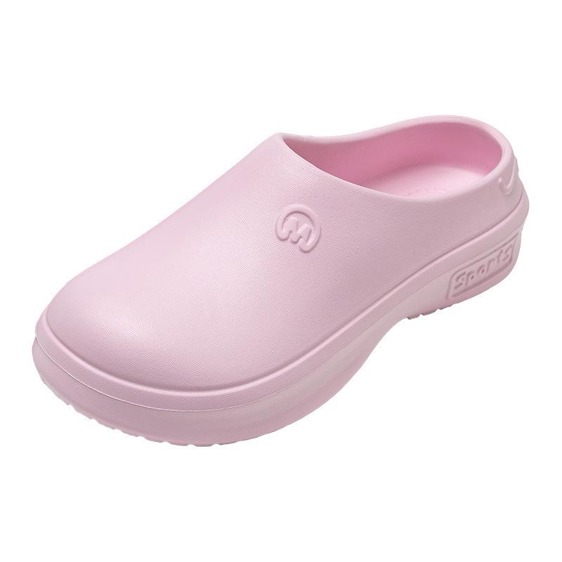 Тапочки женские 2025 новые нескользящие и дезодорирующие медицинские медсестры специальные eva операционные отверстия обувь для летней носки