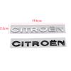 Черно-серебристый для Citroën C1 C2 C4 C5 Elysee ABS Хромированный Логотип Эмблема Буквы Значок Внешний Стайлинг Автомобиля Авто Наклейка на Задний Багажник