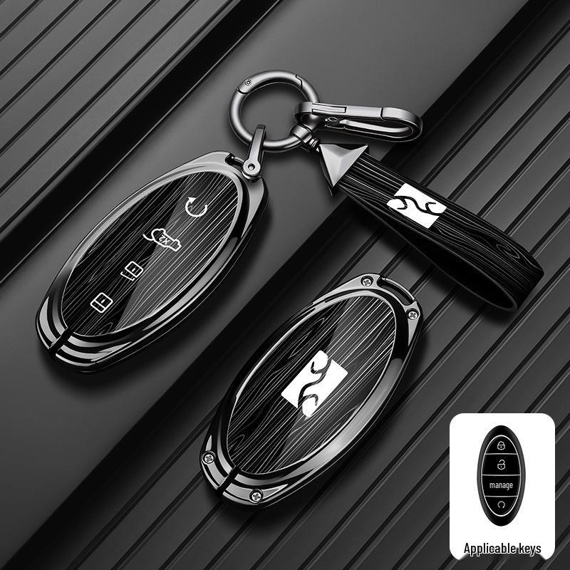 Чехол для ключа автомобиля BYD Yangwang U8/U9: Набор металлического корпуса и пряжки
