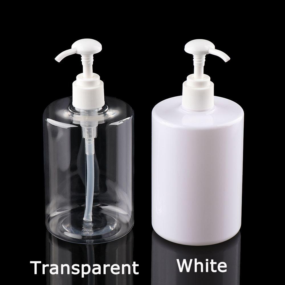 Прозрачный круглый дозатор для мыла с круглой головкой и гелем для душа