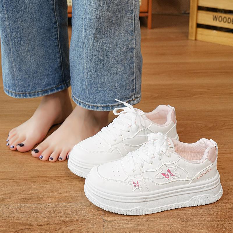 Spring and Autumn new ins trendy lace-up platform student sports and leisure shoes MR