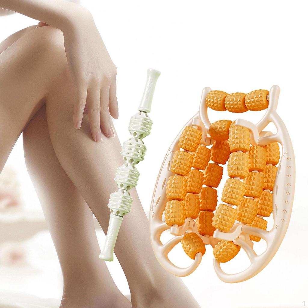 29 Wheel Fascia Muscle Roller Degree Press Points Sturdy Leg Massager for Calf