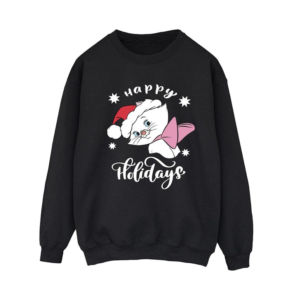 Disney Womens/Ladies The Aristocats Happy Holidays Sweatshirt
