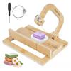Wooden Soap Cutter Adjustable Single Wire Soap Slicer Professional Handmade Soap Butter