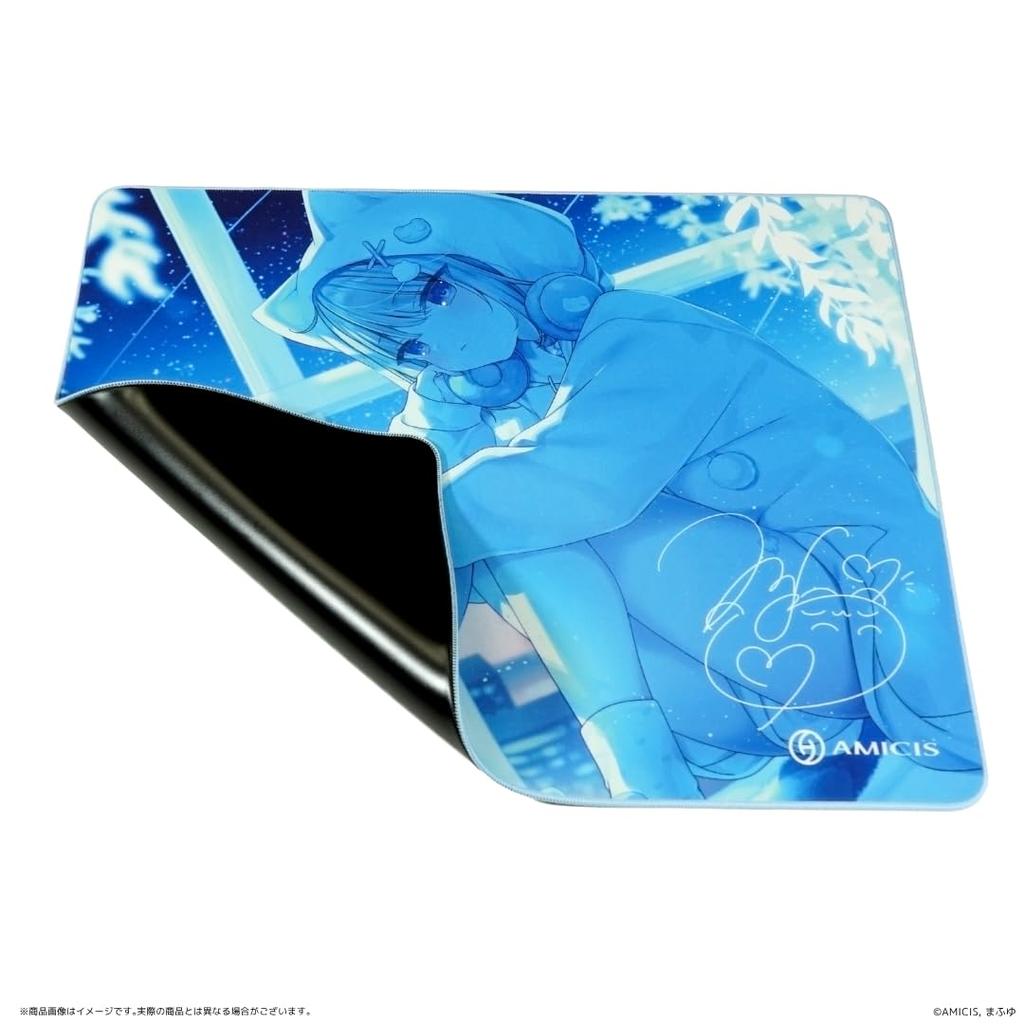 AMICIS x Mafuyu Gaming Mouse Pad, Jin -JIN-, Urethane, Water-Repellent, XL Size, 490mm x 420mm x 3.5mm