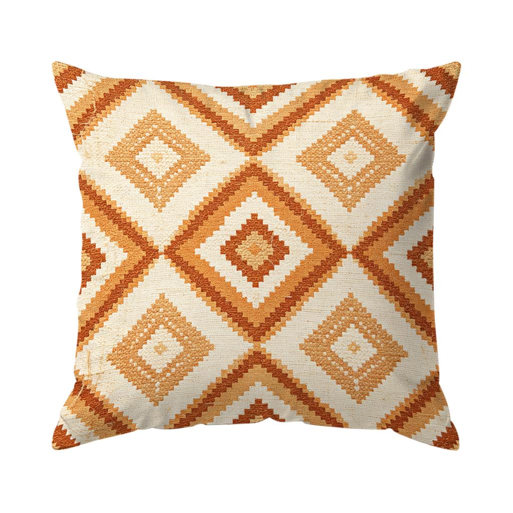 Bohemian Diamond Pattern Pillowcase Printed Polyester 40/45/50cm Throw Pillowcover Decorative Sofa Cushion Pillowslip Home Decor
