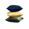 Home Decoration Edge Velvet Waist Pillow Cushion Cover Super Soft Plush Hotel Sofa Pillow Cover