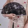 with Tassels Handheld Bamboo Fan Chinese Style Dance Fan Creative Cool Fan  For Summer Dance