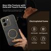 For Xiaomi Redmi 13C 4G/Poco C65 4G Phone Case Carbon Fiber Textured Electroplated TPU Back Cover