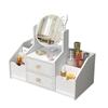 Multifunctional Drawer Makeup Mirror & Skincare Organizer
