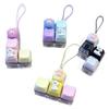 Plastic Fidget Buttons Pendant Cat Paw Fidget Clicker Keychain  Pass The Boring Time