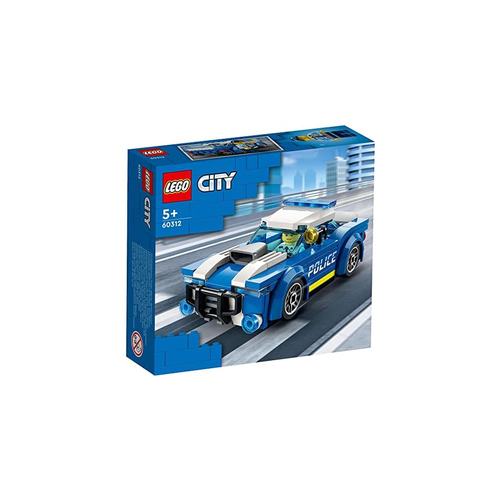 Конструктор LEGO City Полицейская машина для детей 5-8 лет, развивающий автомобиль 60312