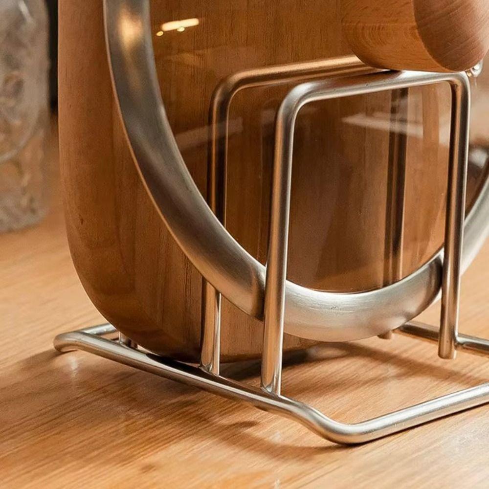 2 Sectional Cutting Board Holder Stainless Steel Chopping Board Organizer Kitchen Storage Rack