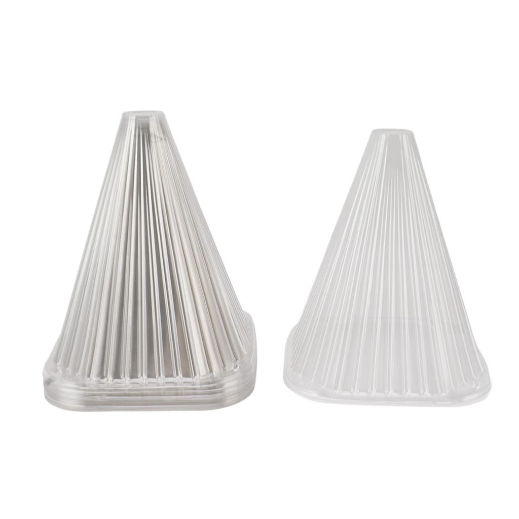 20Pcs Garden Cloche Frost Protection Transparent Rectangular Reusable Cloche Plant Bell Cover