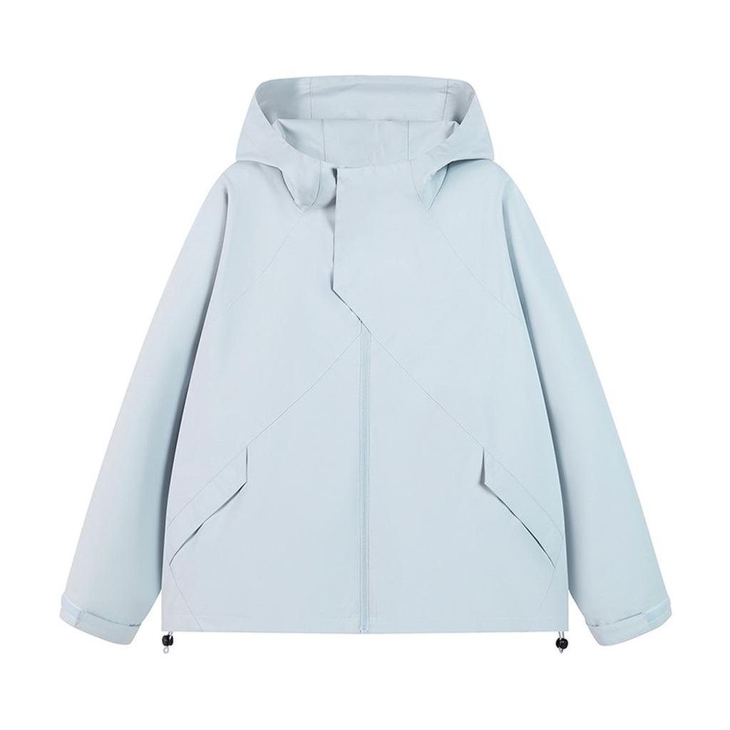 Мужские модные спортивные ветровки Куртки для альпинизма на открытом воздухе Свободная куртка с капюшоном и спущенным плечом