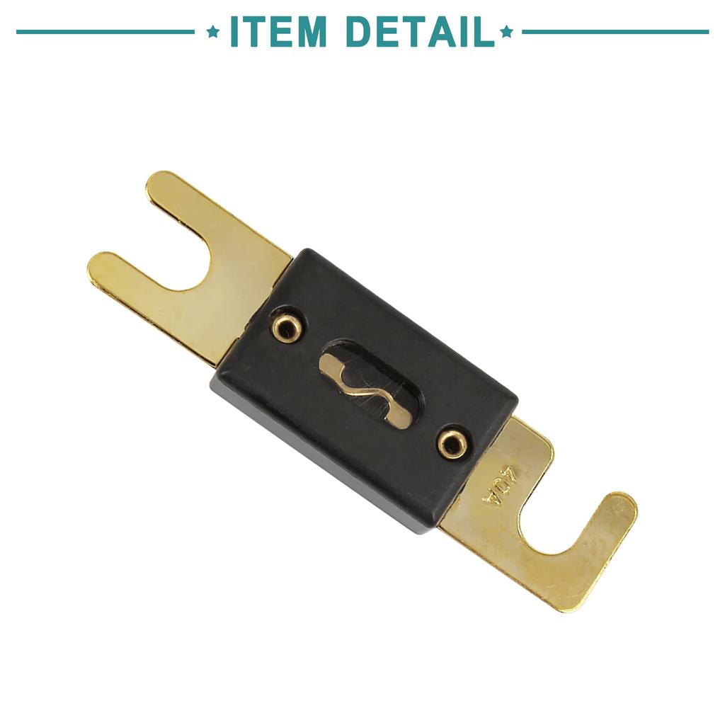 ACROPIX ANL Предохранитель 40А Автомобиль Транспортное средство Грузовик Мотоцикл Лодка Авто Аудио Усилитель Черный 5шт