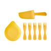 YINMEI Disposable Birthday Cake Knife & Fork Set