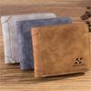 Creative Men Pu Leather Id Credit Card Holder Clutch Bifold Coin Purse Wallet Pockets