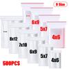 Thicken Zipper Sealed Bags Clear Plastic Storage Bag for Small Jewelry Food Packing Reclosable Transparent Ziplock Sealing Bag