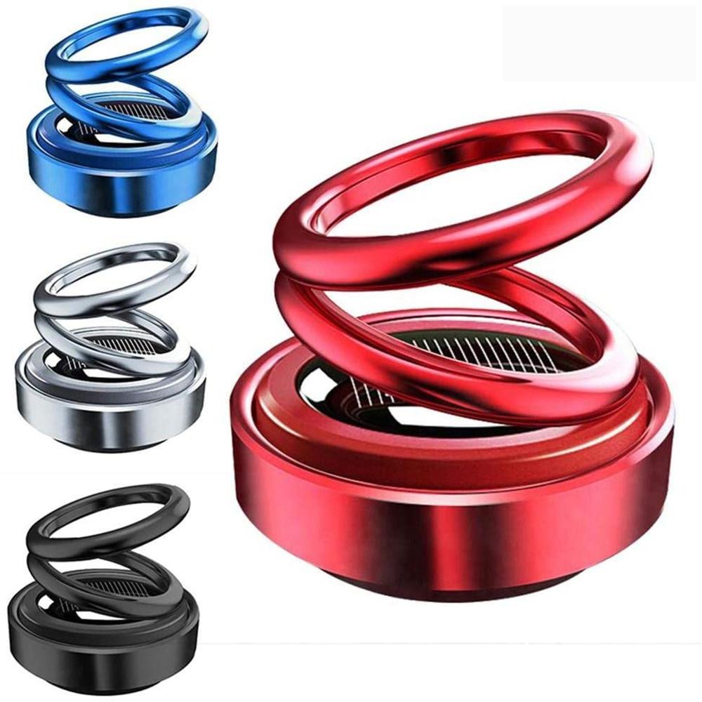 Автомобильный освежитель воздуха с двумя кольцами на солнечной батарее