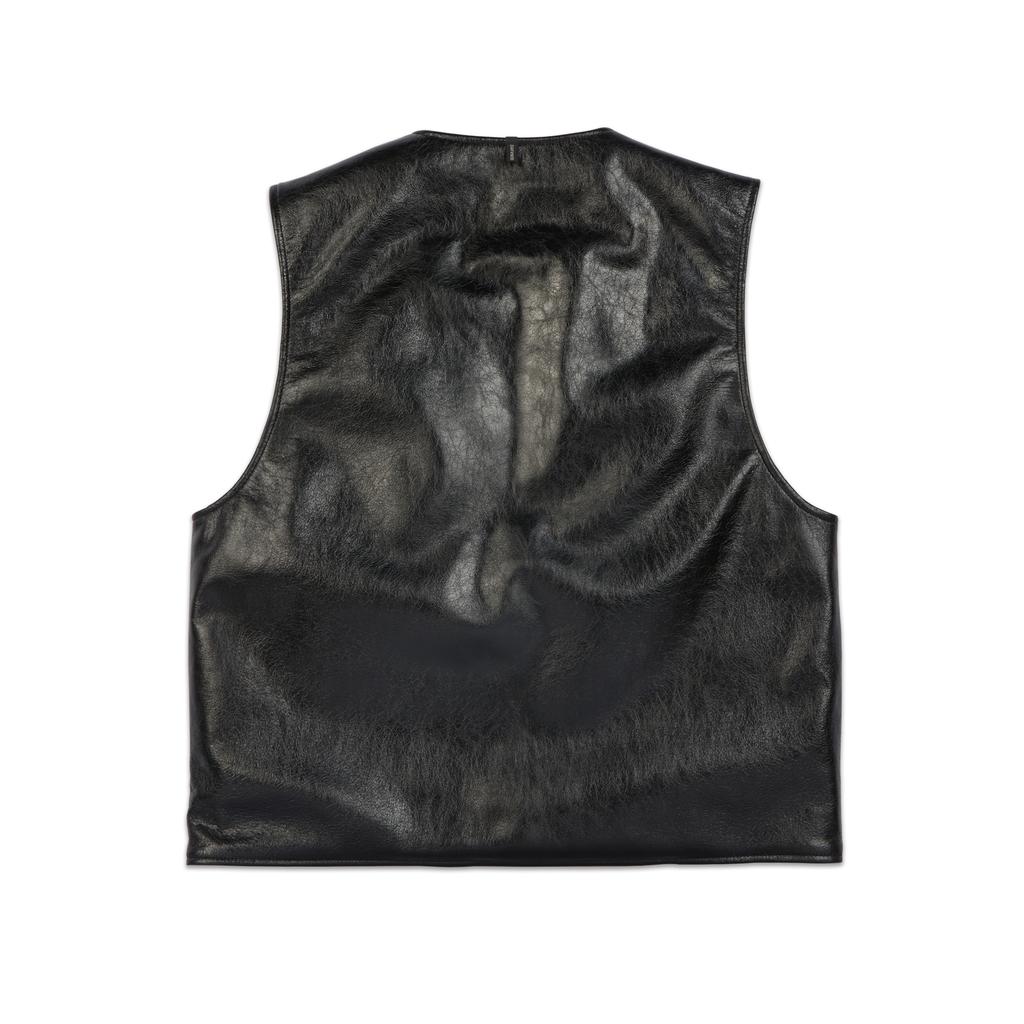 Diafvine Dv.Lot 698 V-Neck Sheepskin Vest