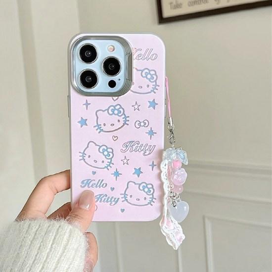 Чехол для iPhone Apple Days Hello Light Pink Kitty Scratch, популярный персонаж в Корее
