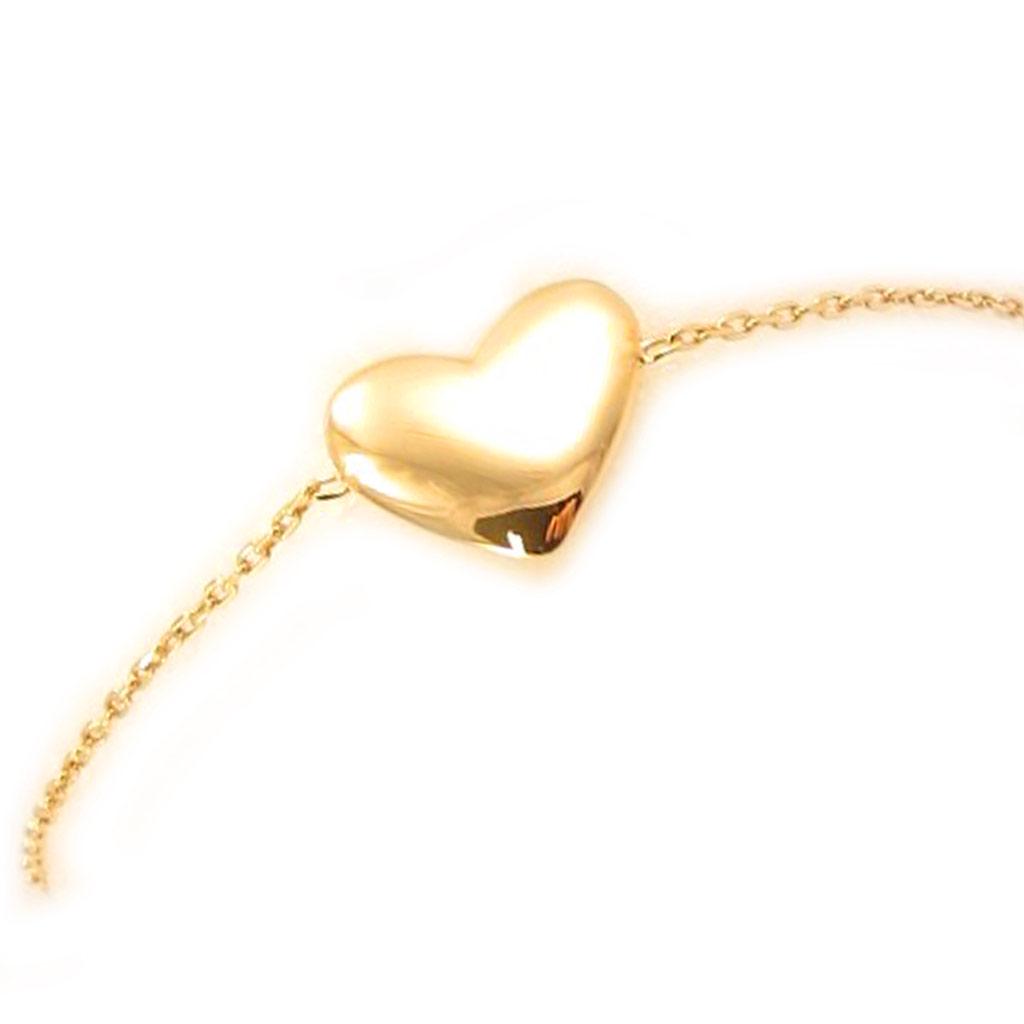 Les Trésors De Lily [L4630] - Gold Plated Bracelet 'Love'