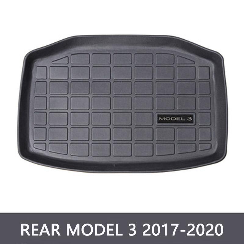 2024 New Car Front Trunk Storage Mat For Tesla Model 3 Car Accessories Cargo Tray Trunk TPE Waterproof Pads Model 3 2017-2024