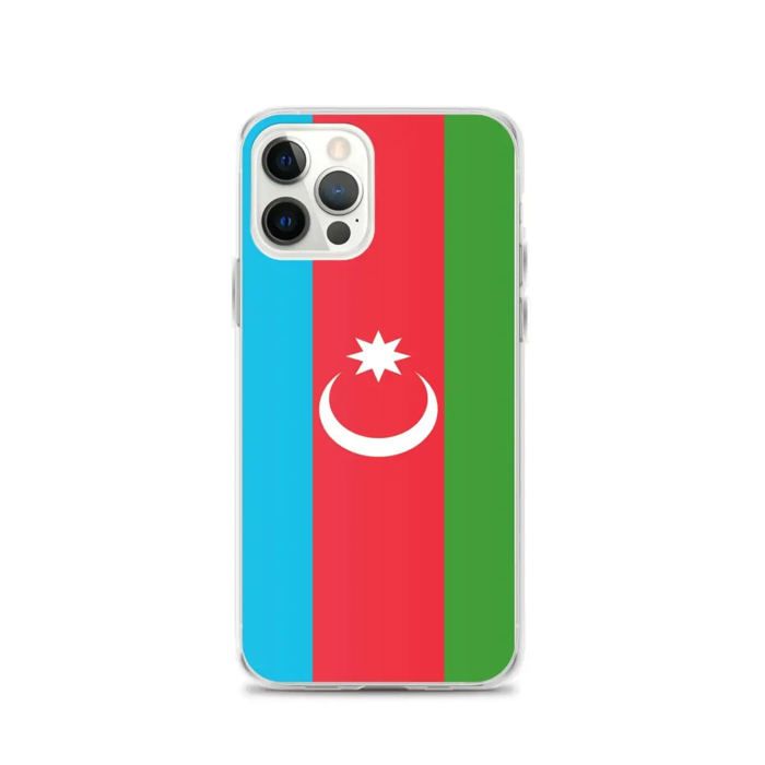 Coque Télephone Drapeau Azerbaïdjan - iPhone 12 Pro