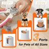 Dog Hair Clipper 4-in-1 Grooming Set Low Noise USB Rechargeable Pet Clipper Suitable for Large and Small Dogs Cats Professional Pet Grooming Clipper