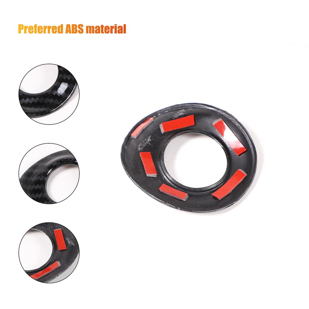 For Nissan 370Z 09-20 ABS Carbon Fiber Center Console ESP Button Cover Trim