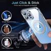 For iPhone 14 Pro Clear Phone Case TPU+PC Magnetic Cover Compatible with MagSafe
